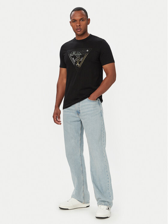 Guess Guess Camiseta M6GI11 K2992 Negro Slim Fit