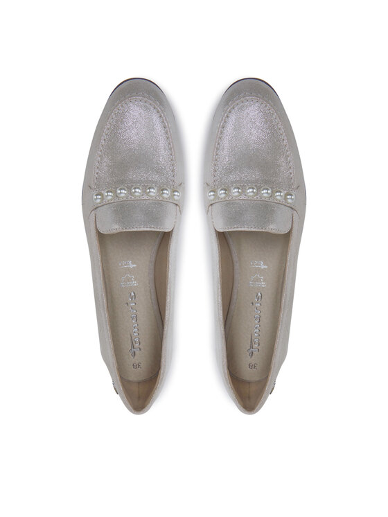 Tamaris Loafersy Tamaris 1-24220-44 Srebrny