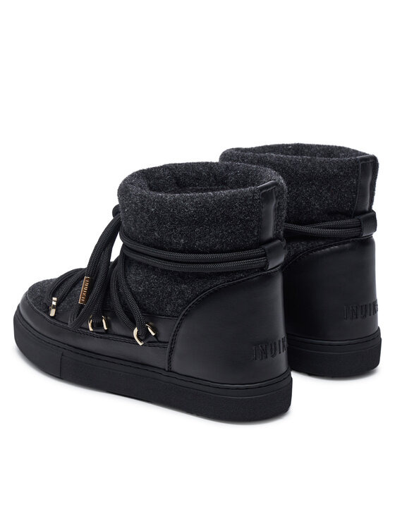 Inuikii Cizme de zăpadă Inuikii Felt 75202-054 Negru
