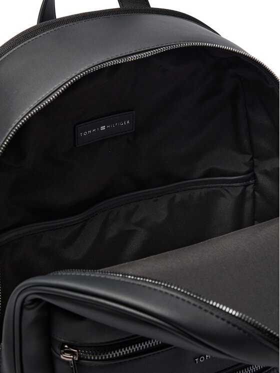 Tommy Hilfiger Rucsac Tommy Hilfiger Th Woven Backpack AM0AM14093 Negru