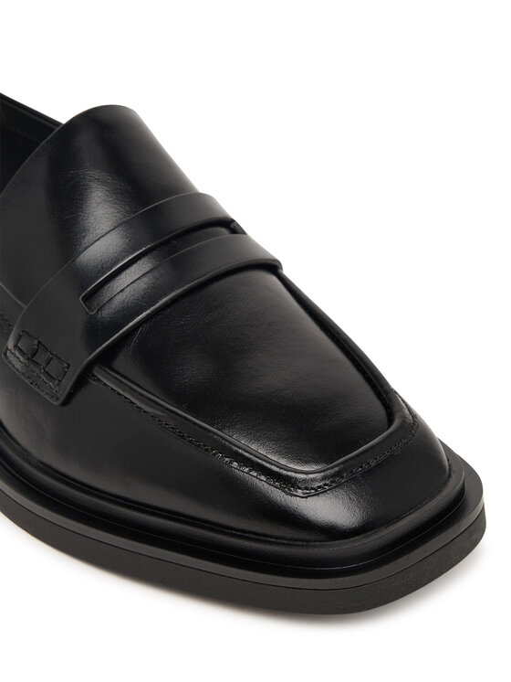 Calvin Klein Lordsy Calvin Klein Square Loafer Lth HW0HW03183 Čierna