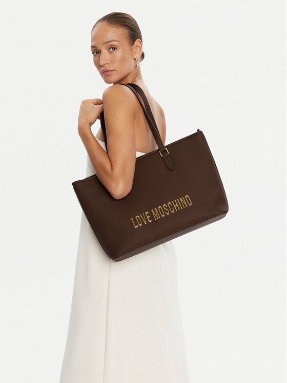 LOVE MOSCHINO Kabelka LOVE MOSCHINO JC4190PP1NKD0301 Hnědá