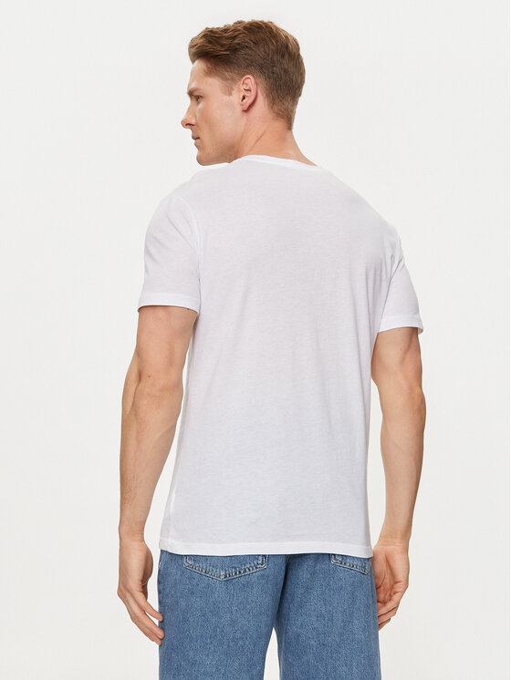 United Colors Of Benetton United Colors Of Benetton Marškinėliai 3P7XU108X Balta Regular Fit