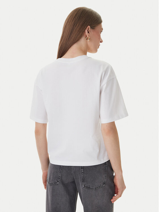 ONLY ONLY Camiseta Rhine 15368901 Blanco Boxy Fit