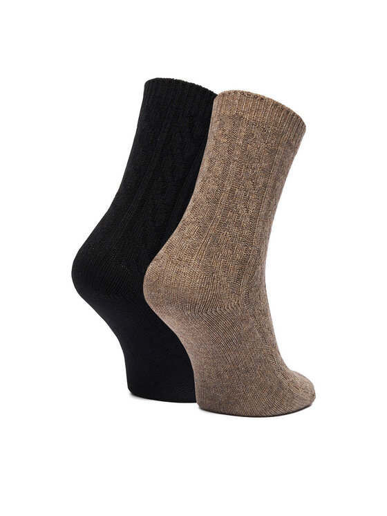 Nine West Dlhé ponožky Nine West CEO_LA_NW_17637_W_AW25 (2-PACK) Čierna