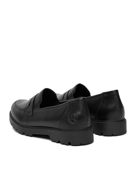 Rieker Loafers Rieker 45560-02 Čierna
