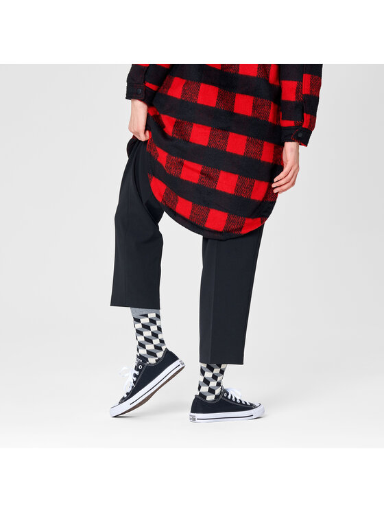 Happy Socks Happy Socks Високі шкарпетки unisex FO01-901 Сірий