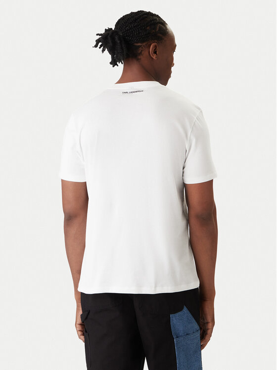 KARL LAGERFELD KARL LAGERFELD Camiseta A2M46038 Blanco Regular Fit