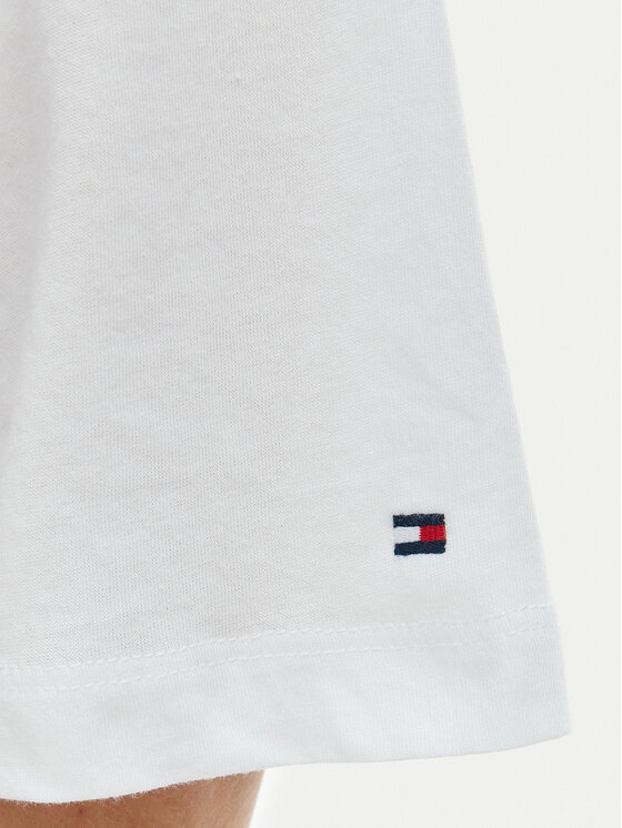 Tommy Hilfiger Tommy Hilfiger Camiseta WW0WW47811 Blanco Relaxed Fit