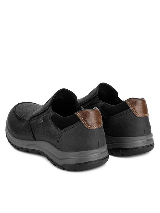 Rieker Półbuty Rieker 03651-00 Czarny