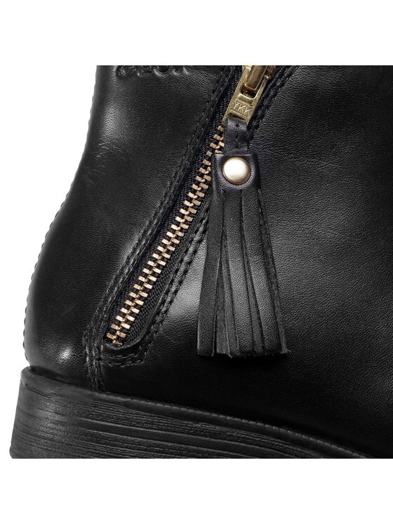 Geox Polokozačky Geox J Agata C J5449C 00043 C9999 S Černá