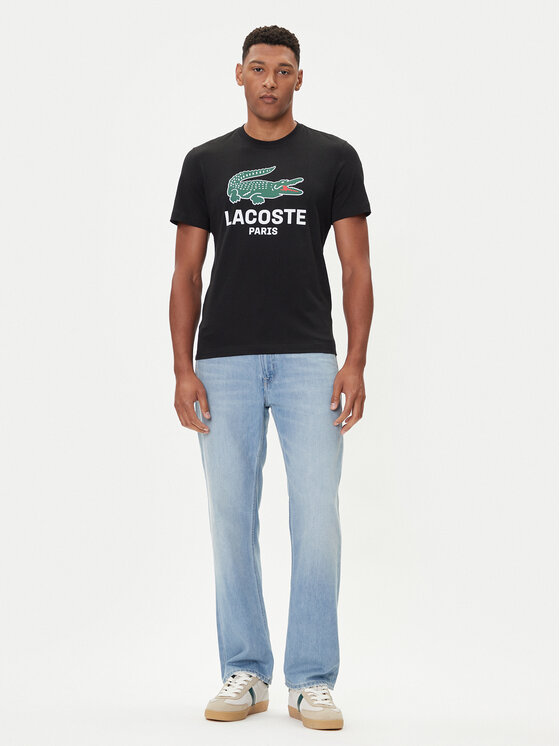 Lacoste Lacoste Camiseta TH5634 Negro Regular Fit