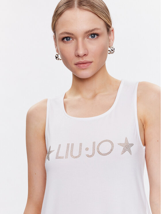 Liu Jo Beachwear Liu Jo Beachwear Топ VA3100 J5360 Білий Regular Fit