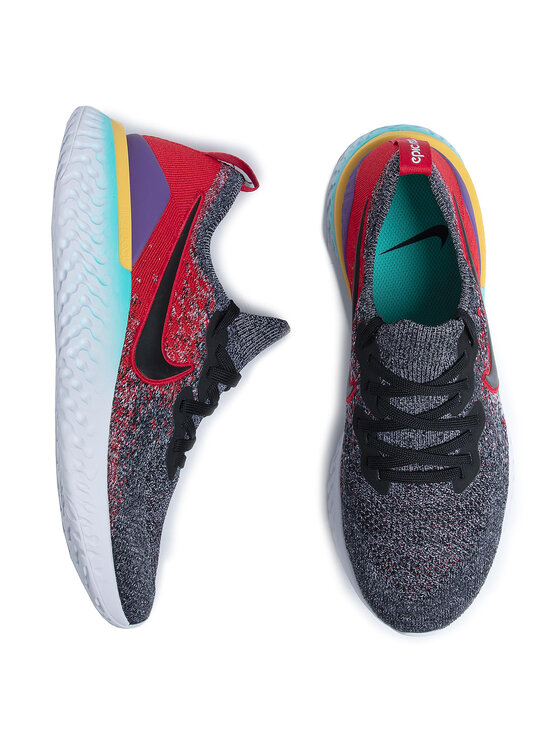Nike Bežecké topánky Nike Epic React Flyknit 2 BQ8928 007 Sivá