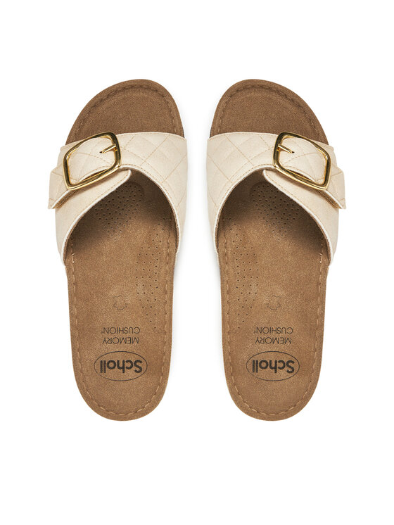 Scholl Nazouváky Scholl Bora Mule MF32080 Béžová