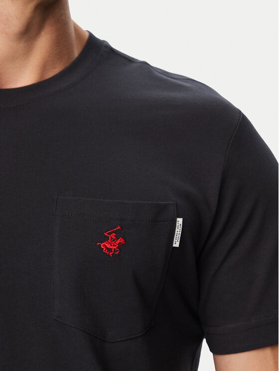 Beverly Hills Polo Club Beverly Hills Polo Club Футболка P-SS26M-TS414000 Cиній Regular Fit