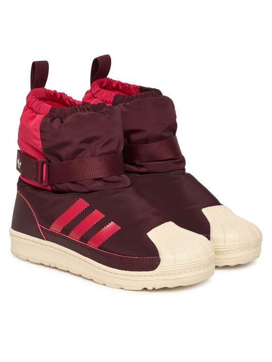 adidas Снігоходи adidas Superstar 360 Winterized Boot JR5804 Бордовий