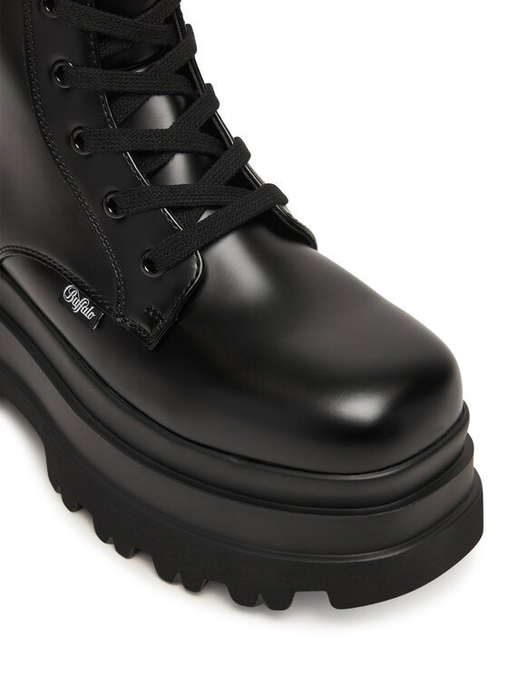 Buffalo Ghete Buffalo Jupiter Lace Up Mid 1622609 Negru