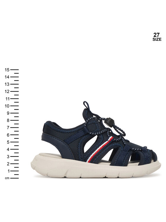 Tommy Hilfiger Sandały Tommy Hilfiger T1B2-34385-1591 Granatowy