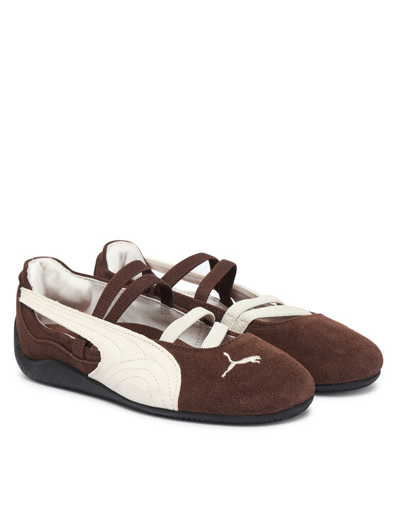 Puma Baleriny Puma Speedcat Ballet Sd Jr 406132 Brązowy