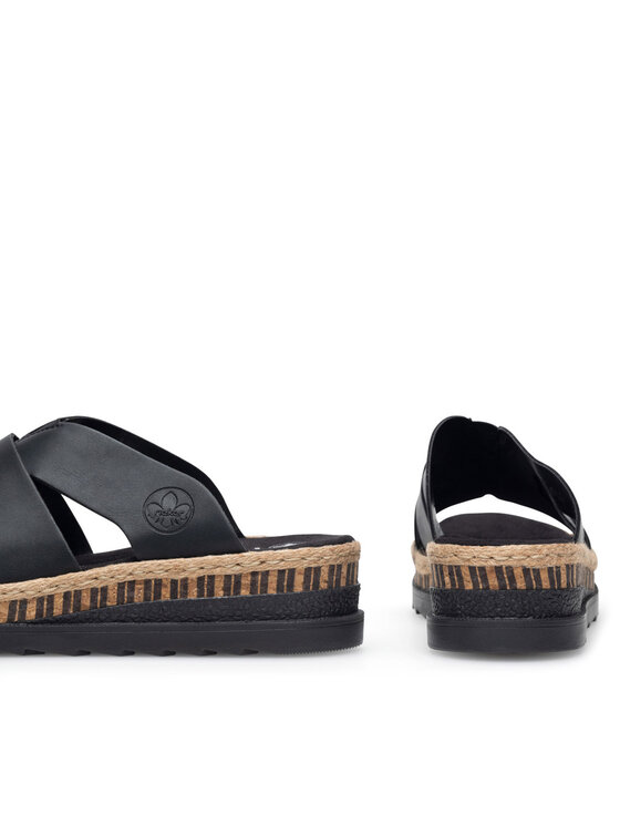 Rieker Espadrile Rieker V7989-00 Črna