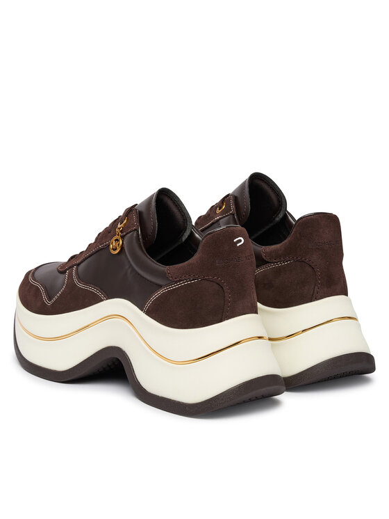 MICHAEL Michael Kors Сникърси MICHAEL Michael Kors 43F6ARFS1S Тъмнокафяв