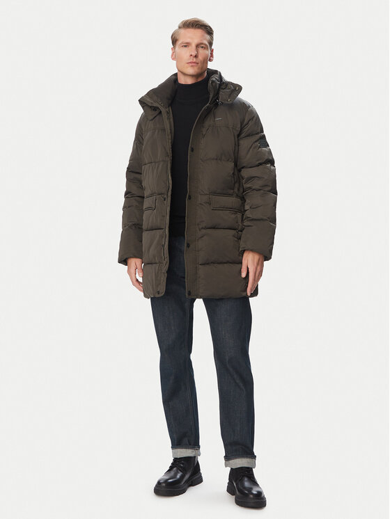 G-STAR G-STAR Zimska jakna Element Pod Hod D29834-E623 Temno zelena Regular Fit
