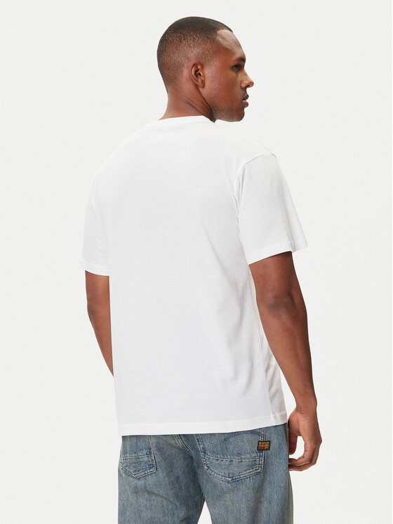 Versace Jeans Couture Versace Jeans Couture Camiseta 79GAHT02 CJ00T Blanco Regular Fit