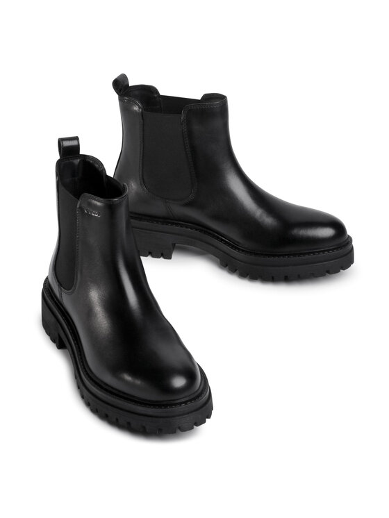 Geox Ghete Jodhpur Geox D Iridea B D04HRB 00043 C9999 Negru