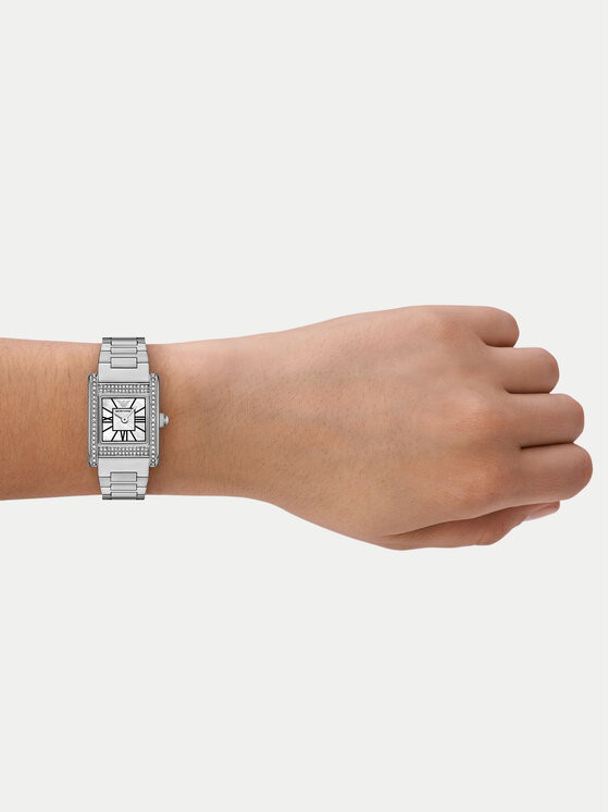 Emporio Armani Годинник Emporio Armani Mini Genni AR11662 Срібний