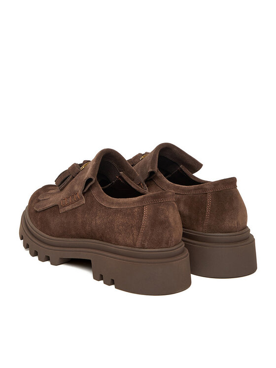 Badura Loafersy Badura EO-ARLETTE-01 Brązowy