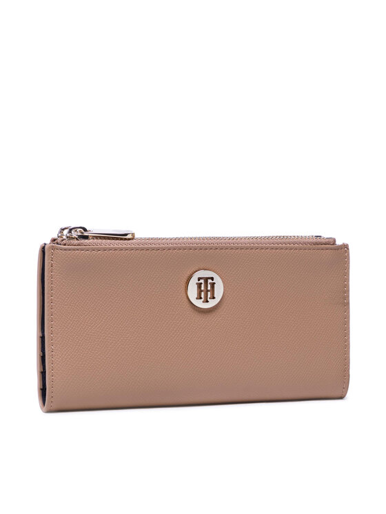 Tommy Hilfiger Portafoglio Tommy Hilfiger Honey Slim Wallet AW0AW10546 Marrone