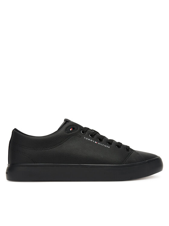 Tommy Hilfiger Laisvalaikio batai Tommy Hilfiger Th Hi Vulc Core Low Ii Ess FM0FM05511 Juoda