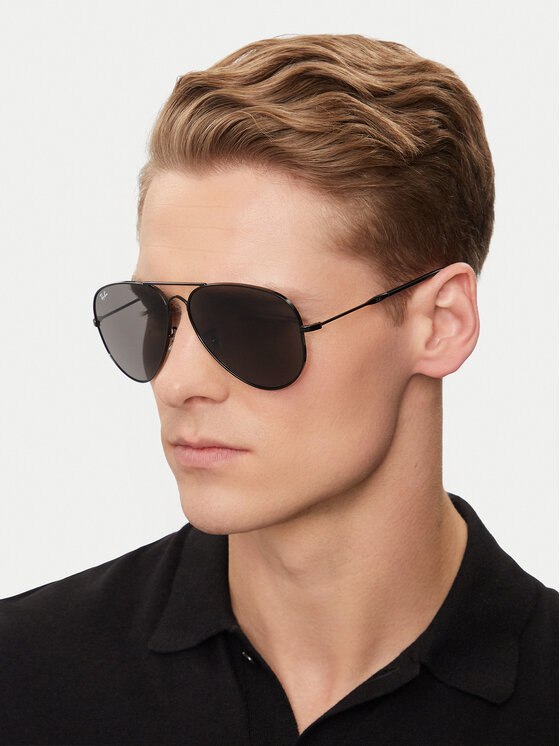 Ray-Ban Akiniai nuo saulės Ray-Ban Aviator 0RB3825 002/B1 Juoda