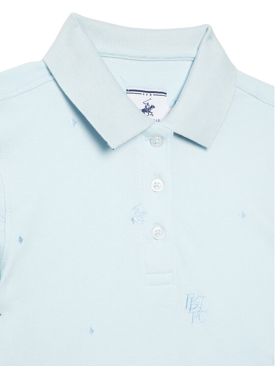 Beverly Hills Polo Club Beverly Hills Polo Club Поло G2555 Голубий Regular Fit