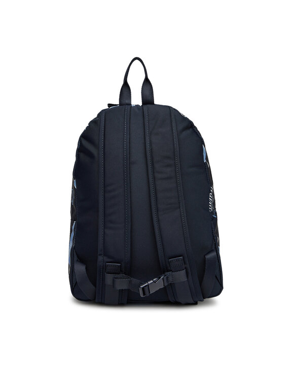 Tommy Hilfiger Mugursoma Tommy Hilfiger Th Essential Printed Backpack AU0AU01992 Tumši zils