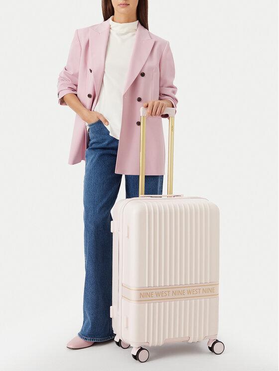 Nine West Walizka średnia Nine West CEO-NW-M-003-10 Różowy jasny