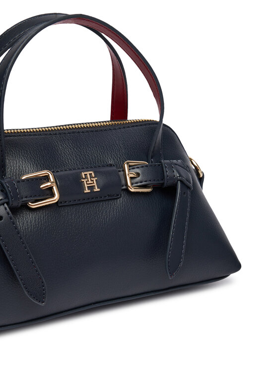 Tommy Hilfiger Táska Tommy Hilfiger Th Buckle Mini Tote AW0AW19034 Sötétkék