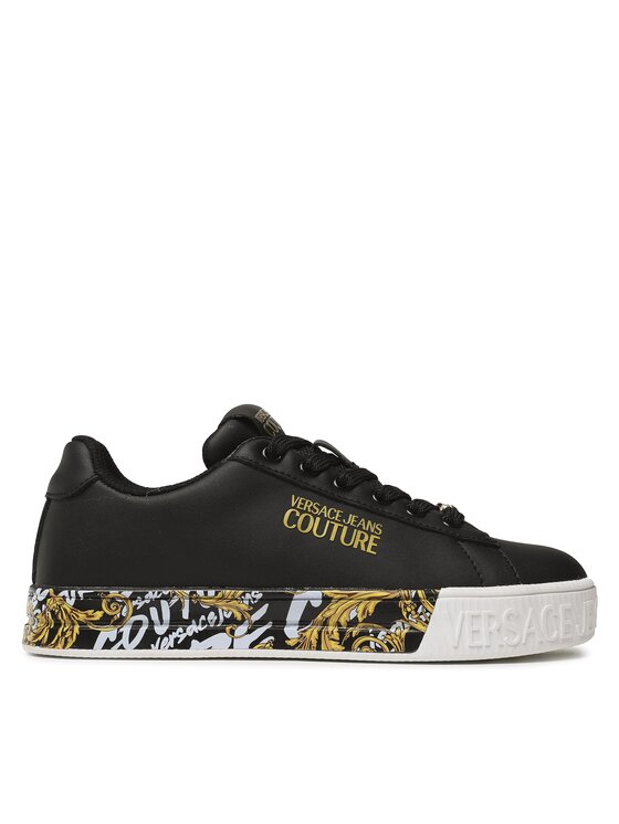 Versace Jeans Couture Sneakersy Versace Jeans Couture 73VA3SKL Czarny