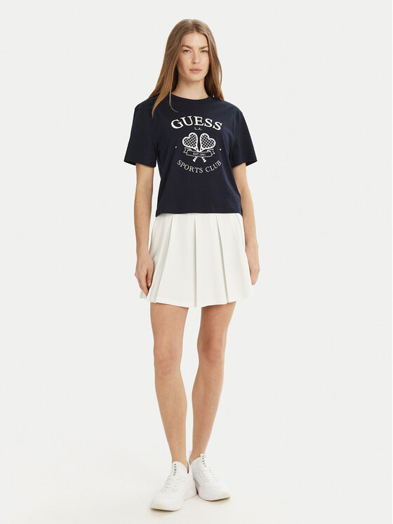 Guess Guess T-shirt V5GI04 I3Z14 Tamnoplava Regular Fit