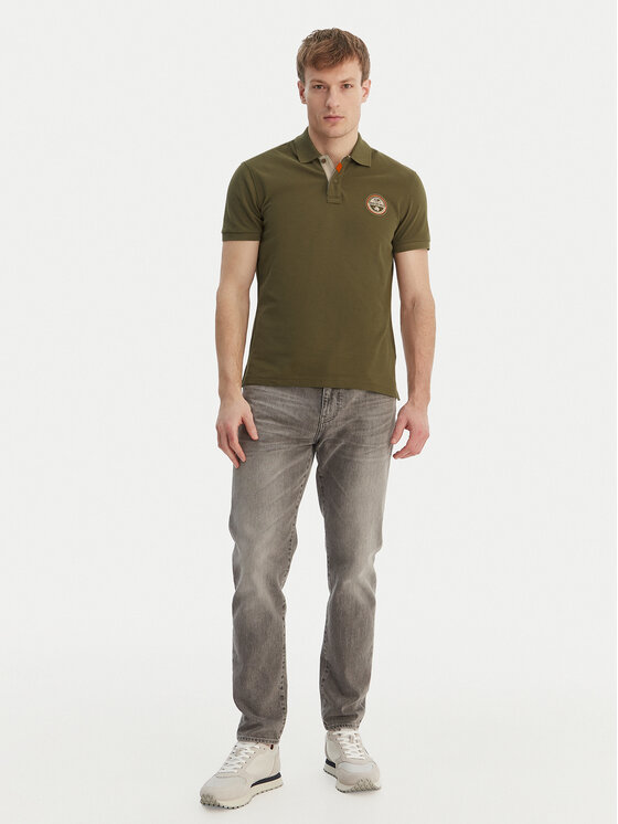 Napapijri Napapijri Polo E-Clanis NP0A4ID3 Verde Regular Fit