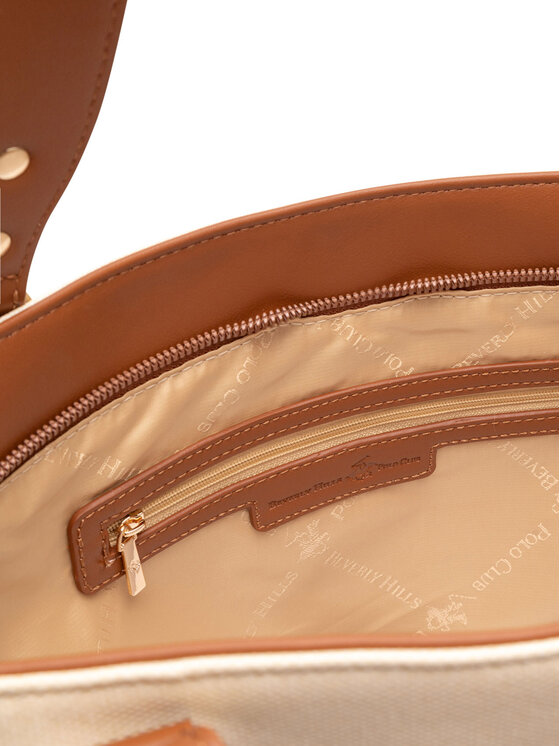 Beverly Hills Polo Club Kabelka Beverly Hills Polo Club BHPC-C-002-07 Hnědá