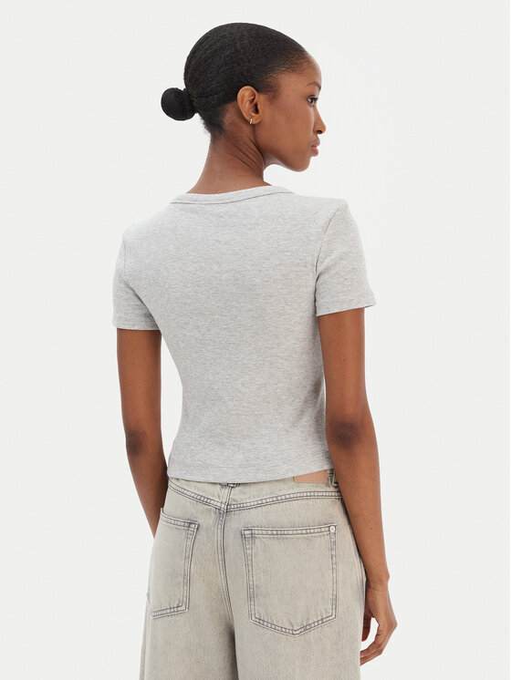 Guess Guess Футболка W6RI22 KA0H1 Сірий Slim Fit