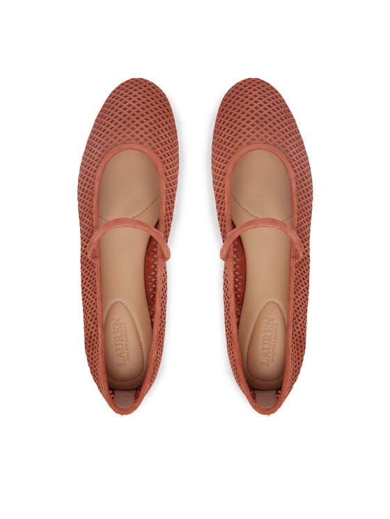LAUREN RALPH LAUREN Μπαλαρίνες LAUREN RALPH LAUREN Jayna Mj 802P12019002 Καφέ