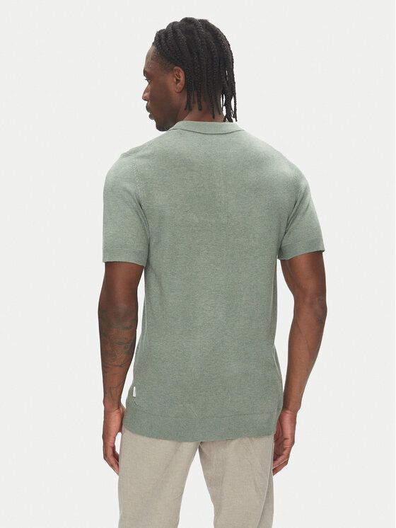 Lindbergh Lindbergh Polo majica 30-800159 Zelena Slim Fit