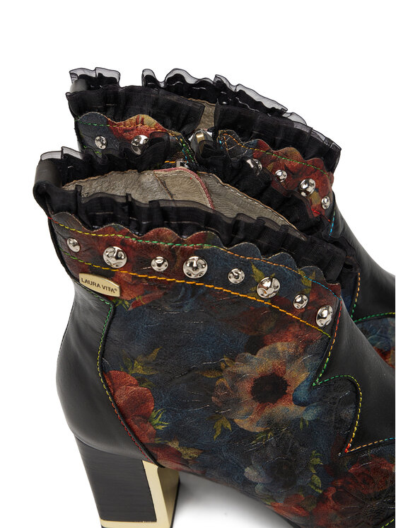 Laura Vita Členková obuv Laura Vita Kacio 02 Čierna