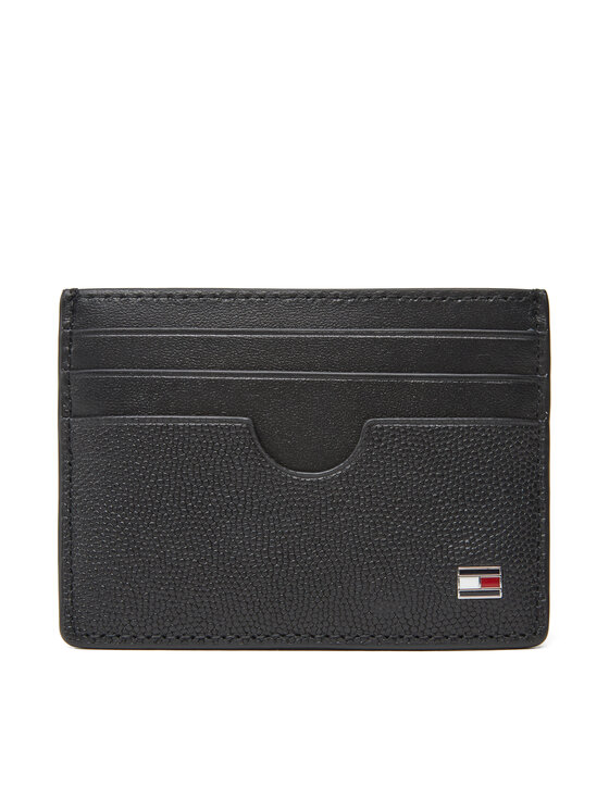 Tommy Hilfiger Puzdro na kreditné karty Tommy Hilfiger Th Flag Cc Holder AM0AM13517 Čierna