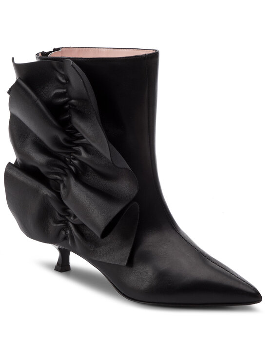 MSGM Боти MSGM Ruches Twiggy Boot 2642MDS838 855 99 Черен