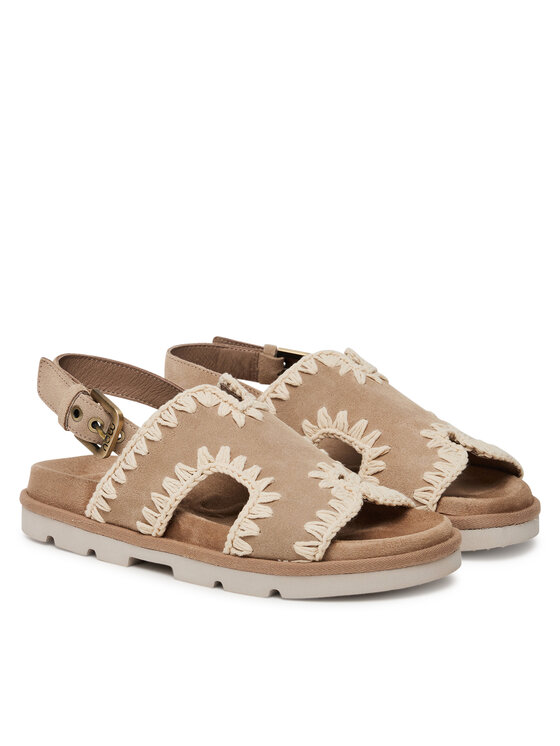 Mou Sandały Mou Low sandal MU.SW631006A Różowy