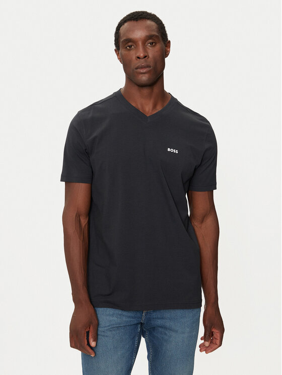 BOSS BOSS Camiseta Tee V 50506347 Azul marino Regular Fit